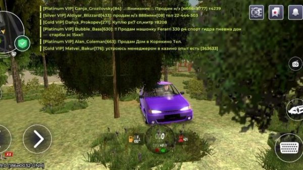 ваз 2115 и 2110 общаются и начинают ссорится #black russia#ivanovo#37