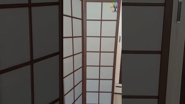 Ширма|3 створки|высота 180см|Венге-серый смотреть онлайн