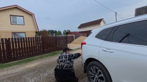 Ехали садить помидоры  и попали в аварию. Готовлю творожную запеканку.