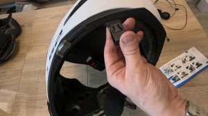 Гарнитура Tnicer G1EX. Комплектация. Установка в шлем LS2