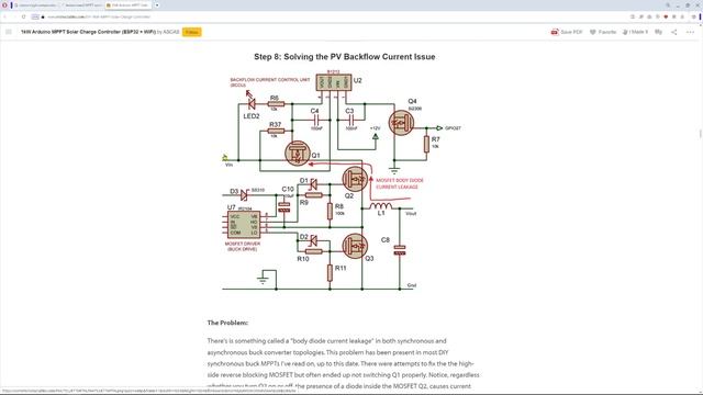 MPPT КОНТРОЛЛЕР - СХЕМА принцип работы 2ч понижающий смотреть онлайн