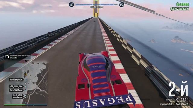 ВЫСОТНЫЕ ГОНКИ НАД ПРОПАСТЬЮ! (GTA 5 ONLINE ГОНКИ) смотреть онлайн