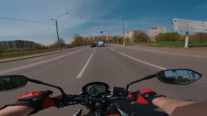 Как звучит новый выхлоп на мотоцикле? SUZUKI GSR 750