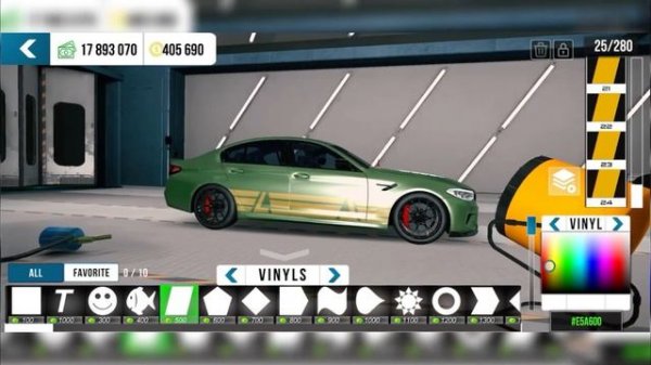 Как сделать винил BMW M5 F90 CS LVL в Car Parking Multiplayer