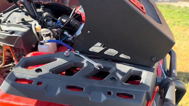 Установка выноса радиатора на квадроцикл ODES 1000 PATHCROSS о смотреть онлайн