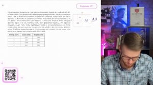 Найдите отношение длины меньшей стороны листа формат?