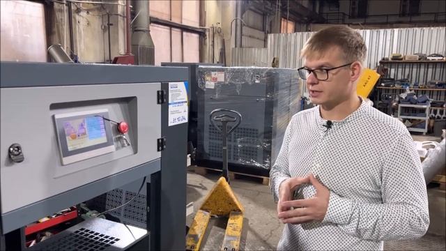 Винтовой компрессор IRONMAC IC 100/8 C VSD. Обзор и демонстраци? смотреть онлайн