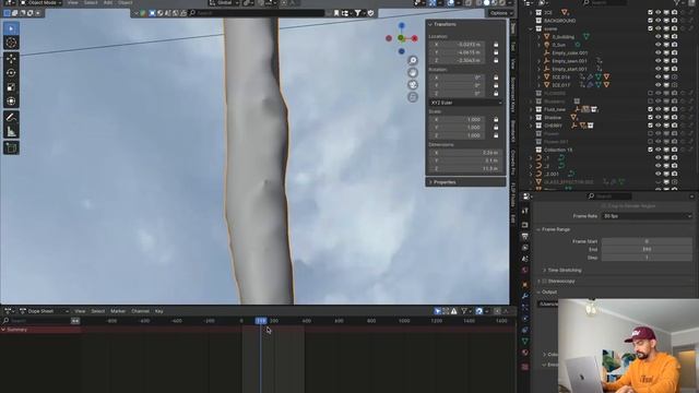 Рекламный VFX ролик для лаунж-бара ДУТЬ. Разбираем комм?