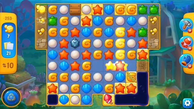 Fishdom. Playrix. #54. Уровень 253. смотреть онлайн