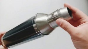 Глушитель Akrapovic прямоток на мотоцикл, питбайк