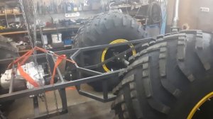 Вездеход переломка среднемоторный (рама поэтапно)