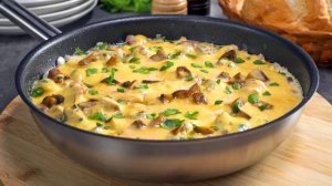 Быстрый и вкусный ЖУЛЬЕН С КУРИЦЕЙ И ГРИБАМИ НА СКОВОРОДЕ. Рецепт от Всегда Вкусно!