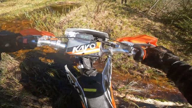 Эндуро игры! «Ориентирование» /чуть не утопил мотоцик? смотреть онлайн