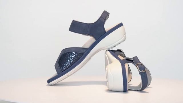 Женские босоножки Frankenschuhe Leine синие