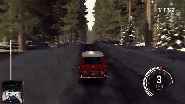 DiRT Rally (Gamepad Thrustmaster) - Mini Cooper | Швеция. Спецучасток #1. смотреть онлайн