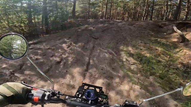 Испытал мопед в лесу. G-Moto Cross X.#crossx #мопед #лето #прохват