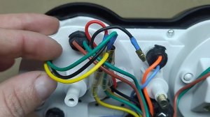 Как подключить универсальную панель приборов на мото