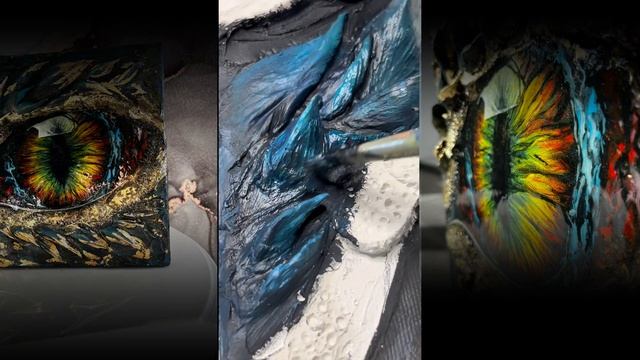 «Глаз дракона» - Картина из глины, картина из гипса, ка? смотреть онлайн