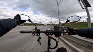 Электросамокат Ultron T11 PLUS 13 колеса, поездка на самокате.