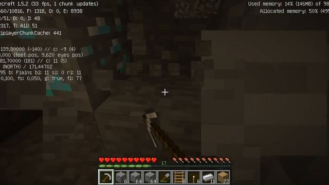 (Minecraft) добываем алмазы и нашли их ура смотреть онлайн