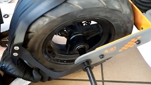 Установка переднего крыла Kukirin G4