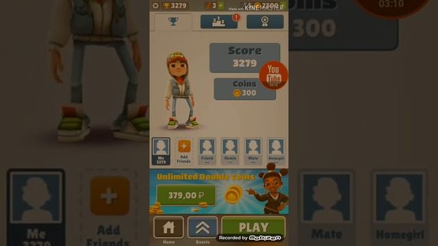 СДЕЛАЛ РЕКОРД В SUBWAY SURFERS !?!?!?!?!?! смотреть онлайн