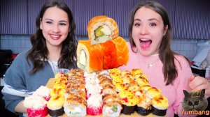 Разочаровались в людях Сестра приехала в гости заказали килограмм роллов Болтаем о жизни мукбанг