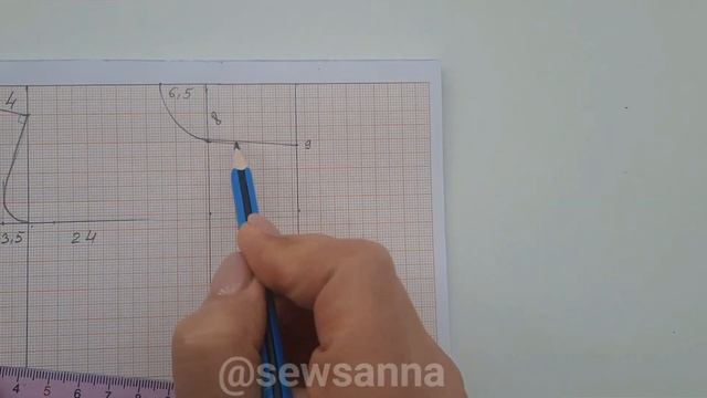 Drafting a bathrobe 🥼📐Построение чертежа махрового халата✏ смотреть онлайн