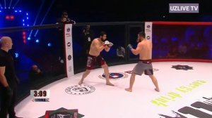 Дерзкий Таджик наказал Узбека | Бой Тажик и Узбек MMA