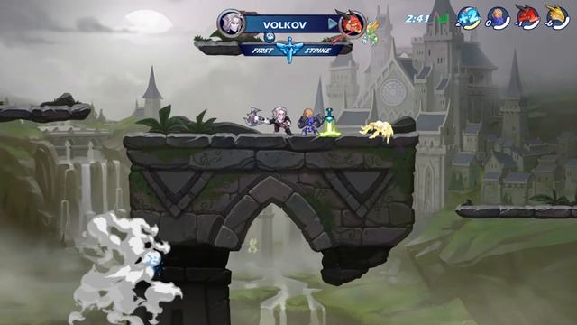 ПЕРВЫЙ ВЗГЛЯД НА ИГРУ - BRAWLHALLA смотреть онлайн