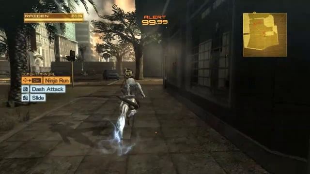 Metal Gear Rising - Revengeance:(1)Бой с гигантской мухой.
