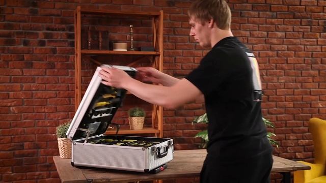 47008 Набор инструментов 186 предметов "Дорожный кейс" смотреть онлайн