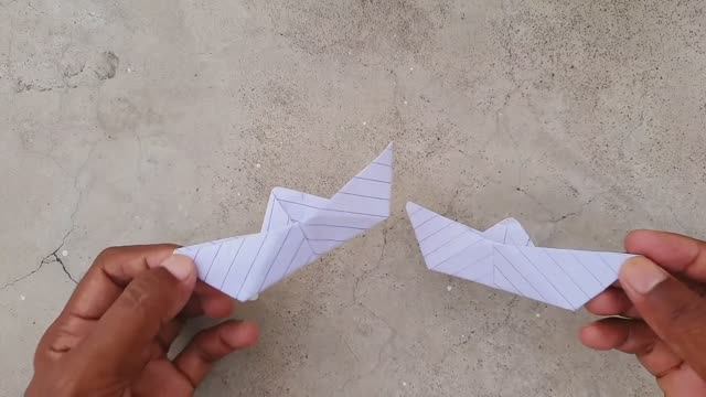 Кораблик оригами! Как сложить кораблик из бумаги! Поделки своими руками! смотреть онлайн