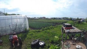 Подготовка мотоблока «Угра» к окучиванию.