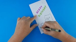 Открытка-сюрприз / Открытка на день рождения из бумаги