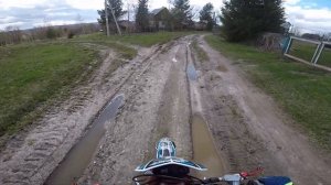 Покатушки по грязи на китайском питбайке 125сс #off-road