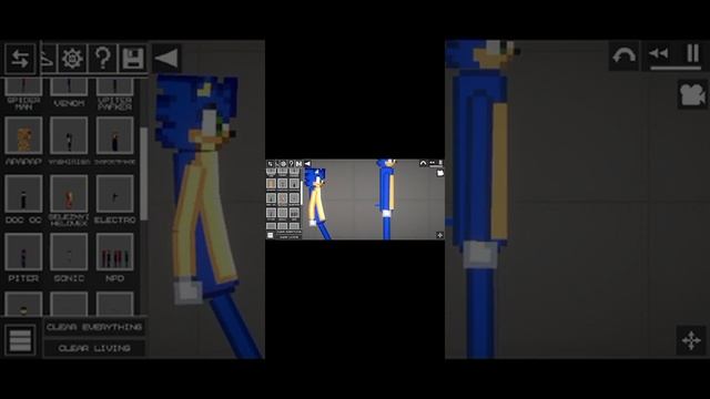 Я сделал модель Sonic Movie для Melon Playground