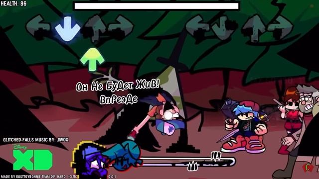 Glitch fols на русском!(Fnf glitch legends) смотреть онлайн