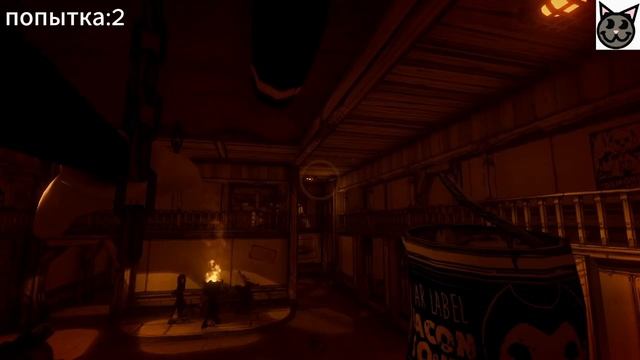 Фёдор кот проходит Bendy And The Ink Machine на серый фильтр серия:1 #bendyandtheinkmachine