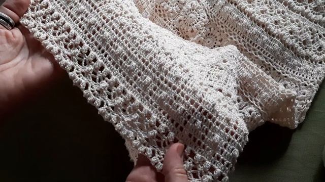 Сарафан крючком.Gehäkeltes Sommerkleid