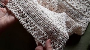 Сарафан крючком.Gehäkeltes Sommerkleid