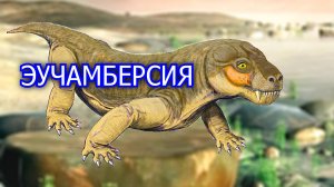 Эучамберсия. Ядовитый звероящер. Вымершие животные. Видео про животных