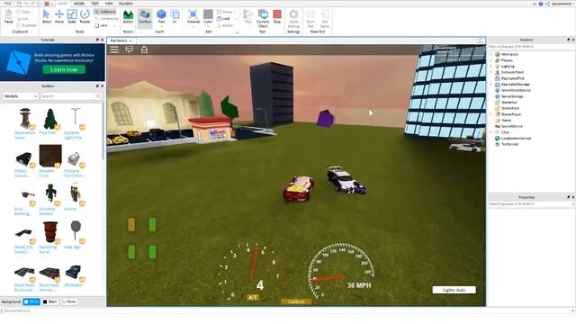 Сделал свою игру в роблокс?