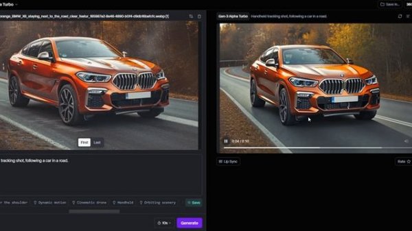 ОБЗОР Runway AI- видео генератора! Бесплатная модель GEN-2! tex