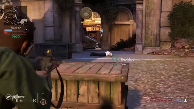 Uncharted 4 multiplayer new gun test с деревьями