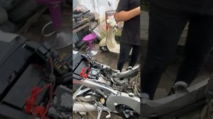 Прокачка  тормозов и блока АБС Honda Cbr 1000 RR