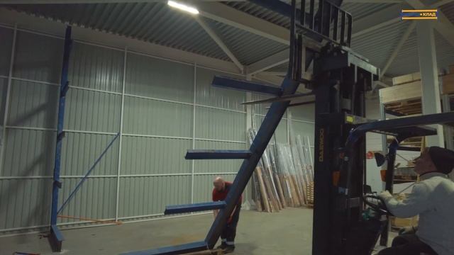 Монтаж консольного стеллажа смотреть онлайн