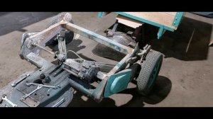 Вятка МГ-150П  1966г. Редкий грузовой мотороллер. Разборка