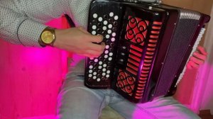 Импортный баян Лёгкий Пятирядный! Итальянский Звук!!! ?