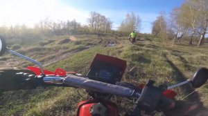 ЗИД пилот и мопед Colt на бездорожье